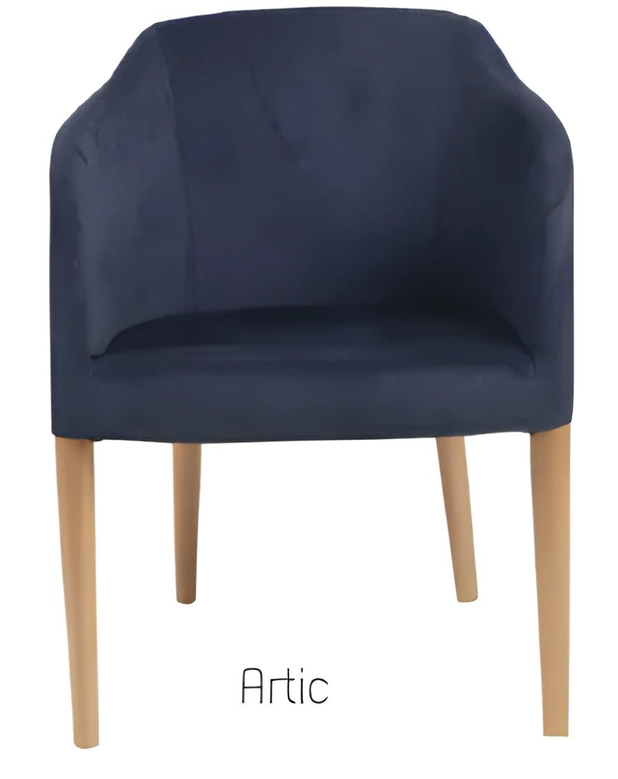 Upholstered Breakout/cafe Chair ("artic")