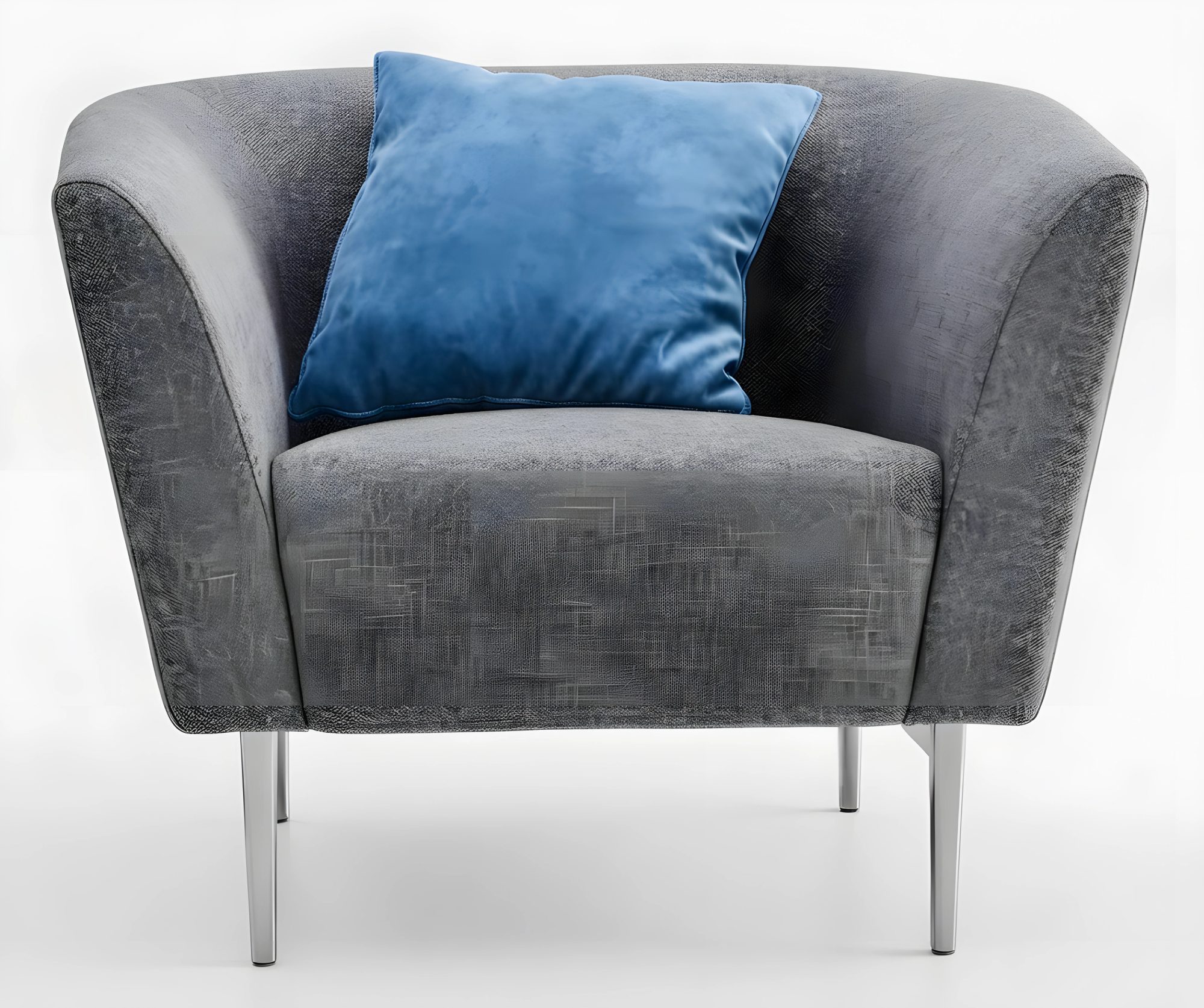 Upholstered Single-seat Lounge Chair or Ottoman