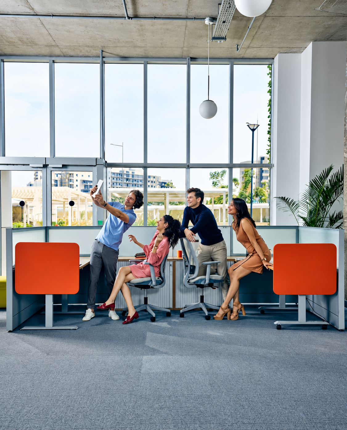 A Material Matters workplace interior